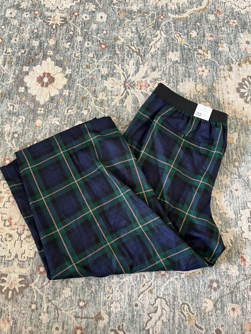 Lane Bryant The Perfect Drape Plaid Pants